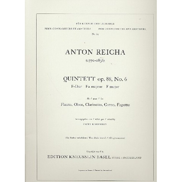 Quintett F-Dur op.88,6