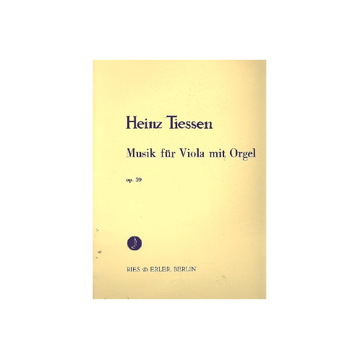 Musik für Viola mit Orgel op.59 box
