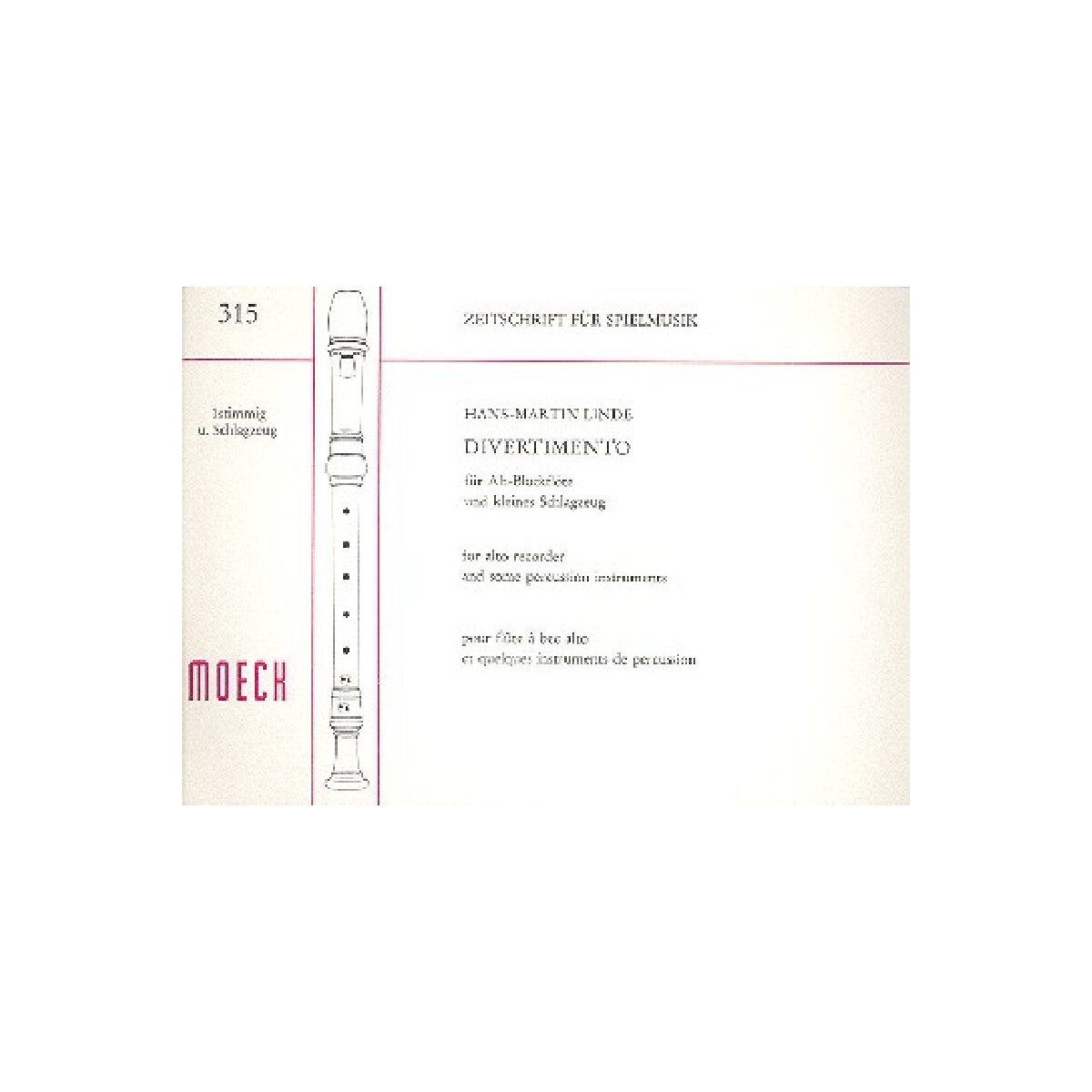 Divertimento für Altblockflöte box