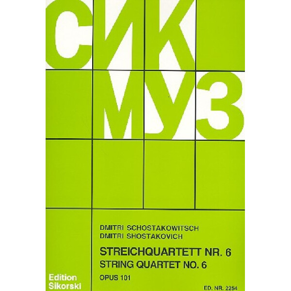 Streichquartett Nr.6 op.101
