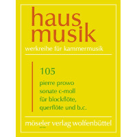 Sonate für Blockflöte, Flöte und Bc