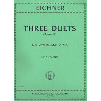 3 Duets op.10 for violin and viola