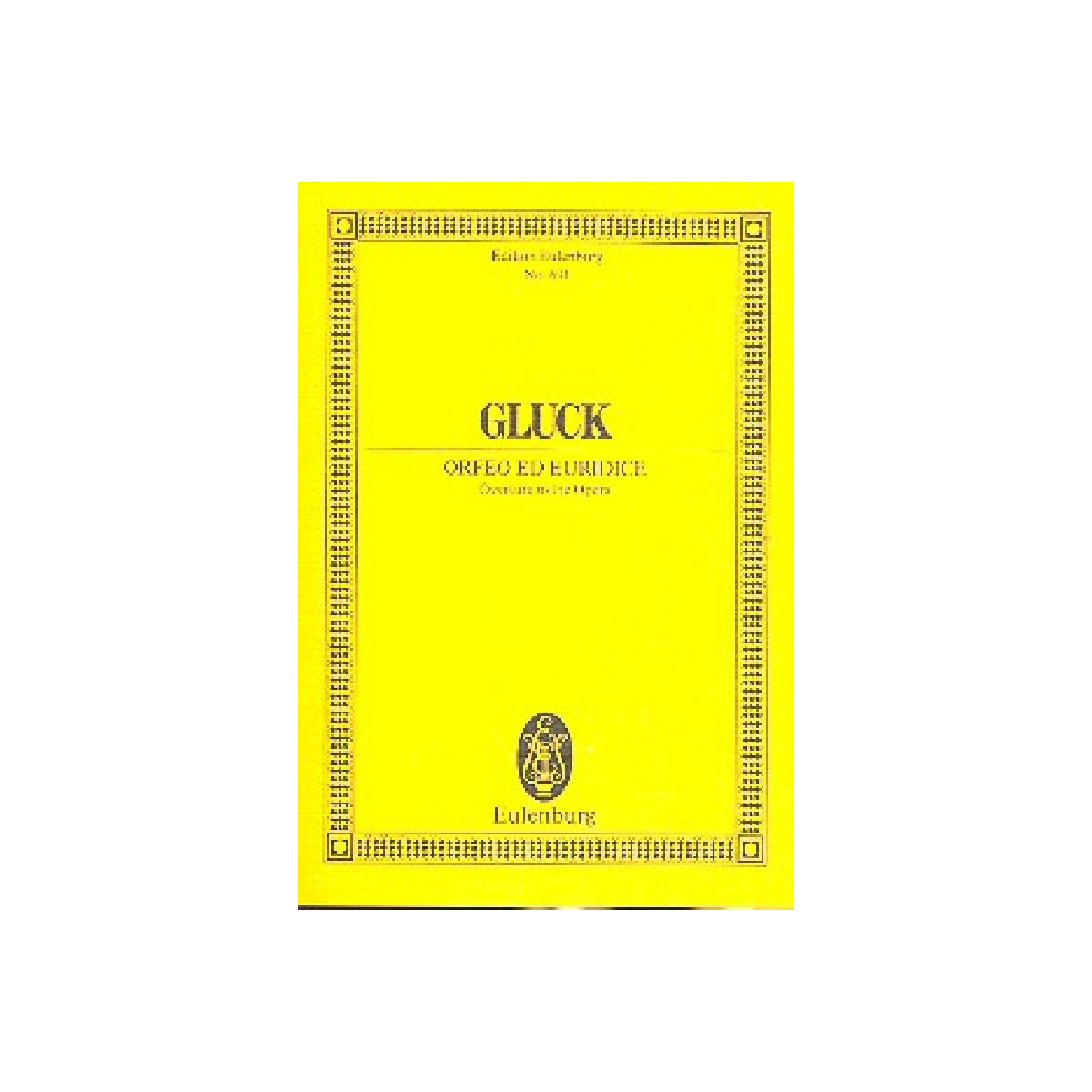 Orfeo ed Euridice Overture zur