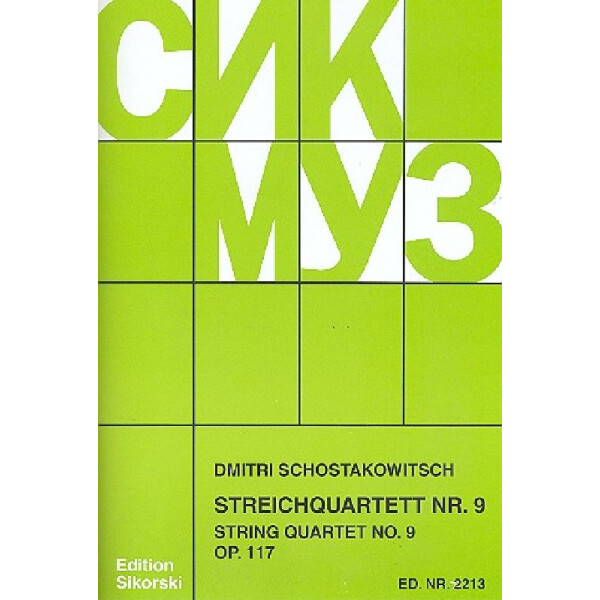 Streichquartett Nr.9 op.117