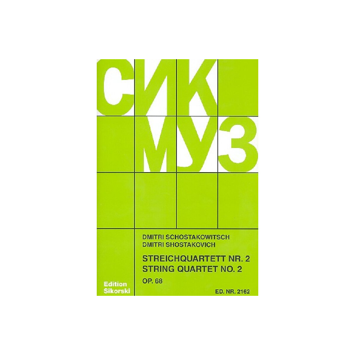 Streichquartett A-Dur Nr.2 op.68 box