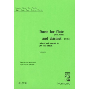 Duets for flute and clarinet