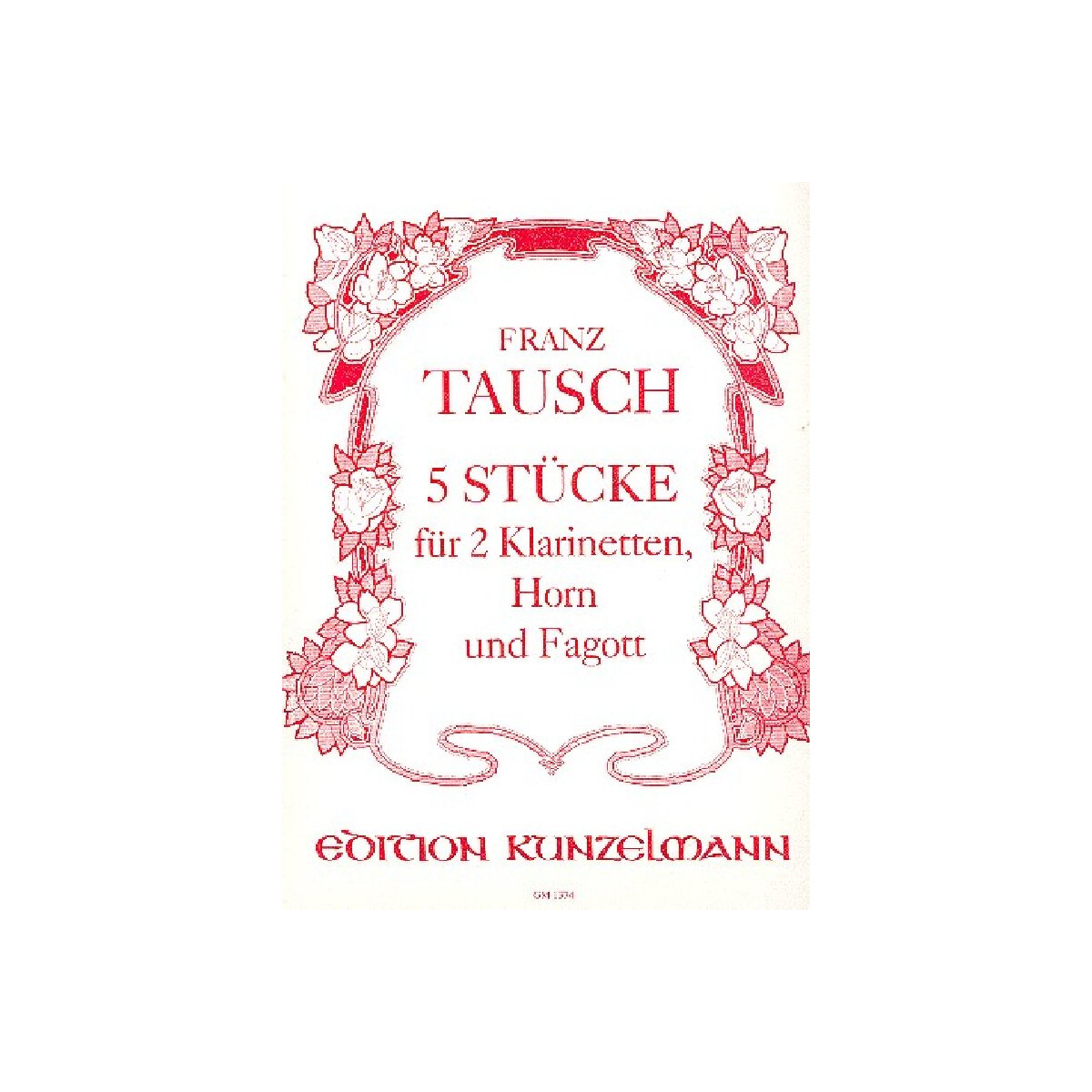 5 Stücke für 2 Klarinetten, box