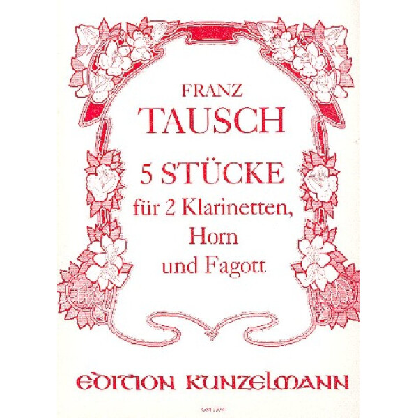 5 Stücke für 2 Klarinetten,