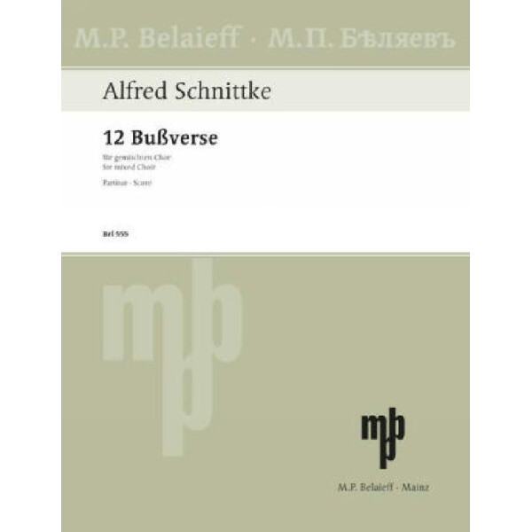 12 Bußverse für gem Chor