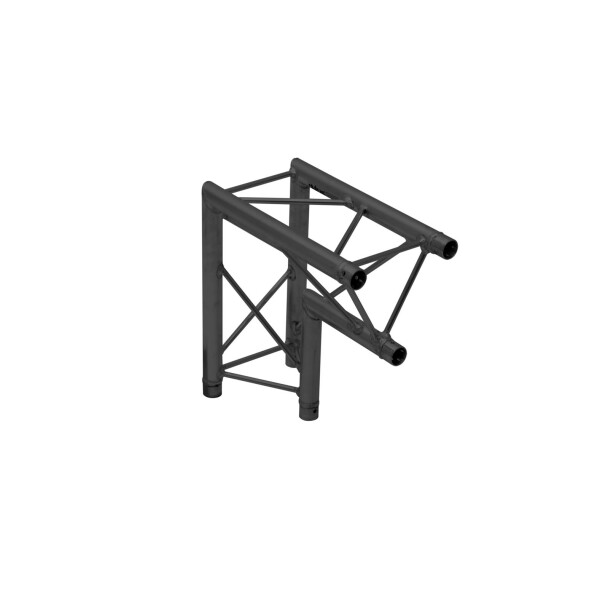 Alutruss Dekolock DQ3-SPAC25 2-Weg Ecke 90° sw