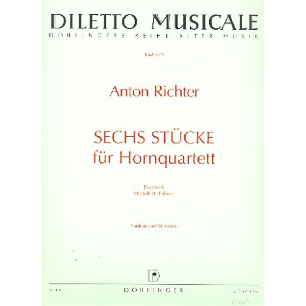 6 Stücke für Hornquartett