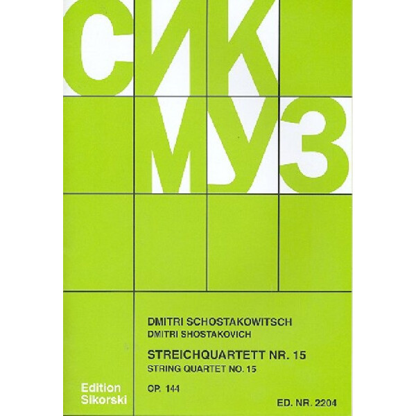 Streichquartett Nr.15 op.144