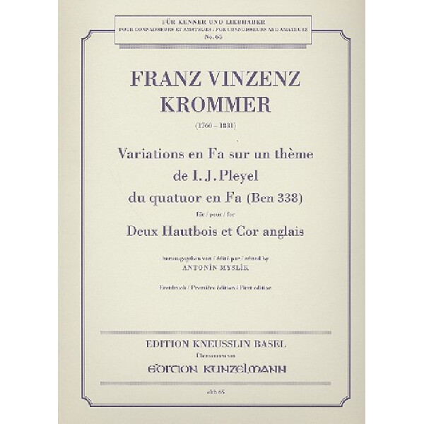 Variations en fa sur un thème de