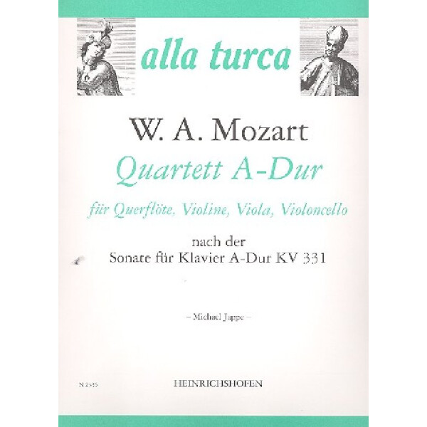 Quartett a-Dur nach der Sonate KV331