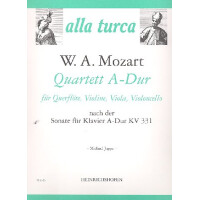 Quartett a-Dur nach der Sonate KV331
