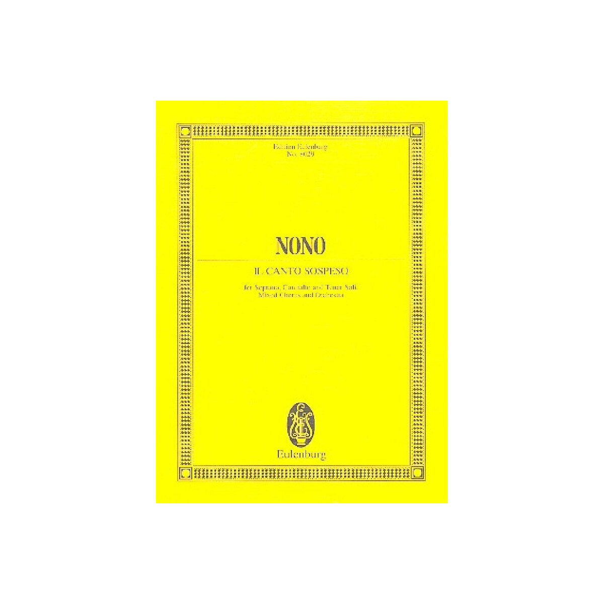 Il canto sospeso for soloists,