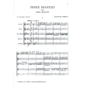 3 Shanties for wind quintet