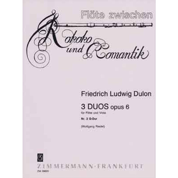 Duo F-Dur op.6,2 für Flöte und Viola