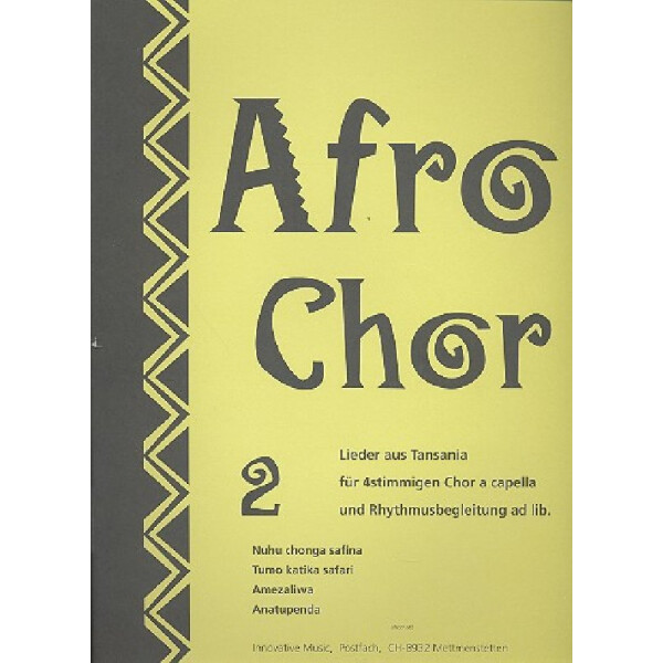 Afrochor Band 2 für gem Chor