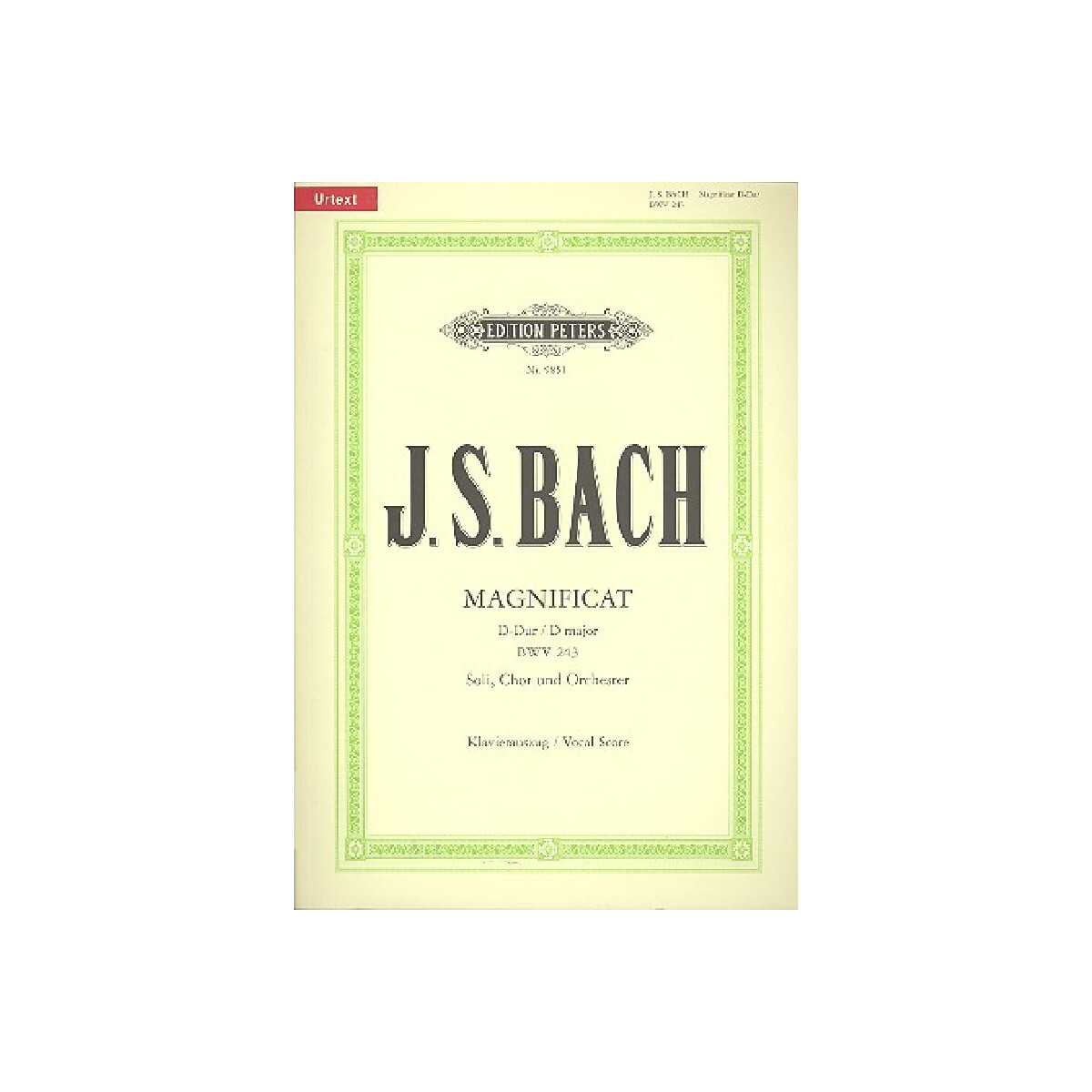 Magnificat D-Dur BWV243 box