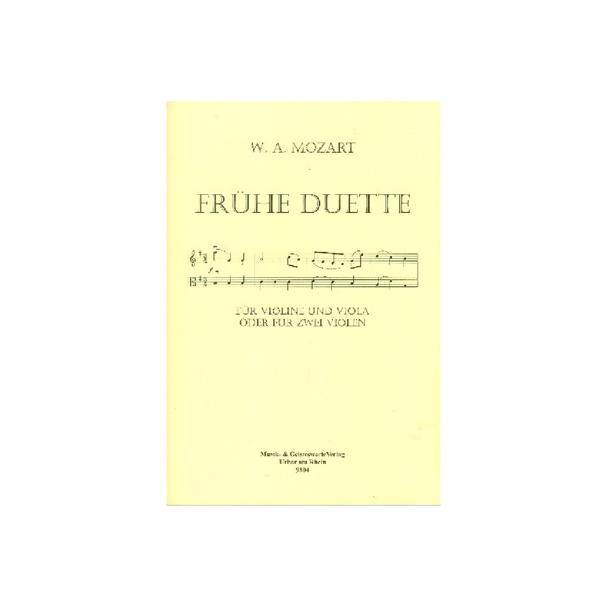 Frühe Duette