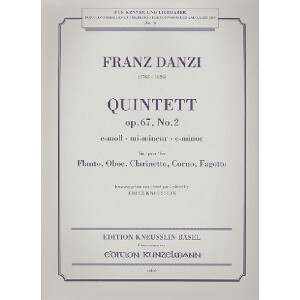 Quintett e-moll op.67,2 für Flöte,
