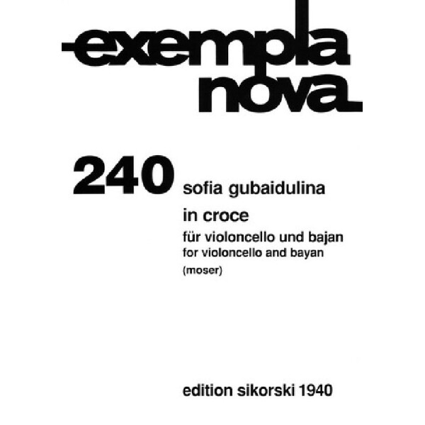 In Croce für Violoncello und