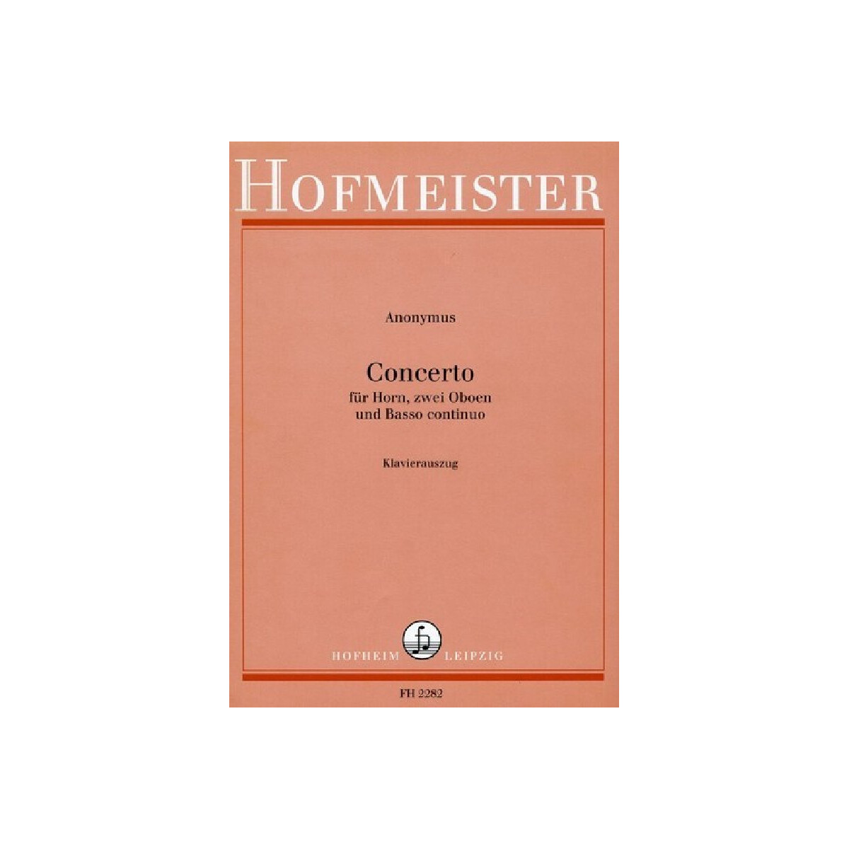 Konzert für Horn, 2 Oboen und Bc box