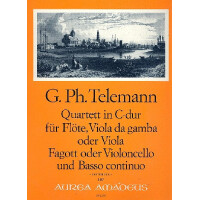 Quartett C-Dur für Flöte, Viola