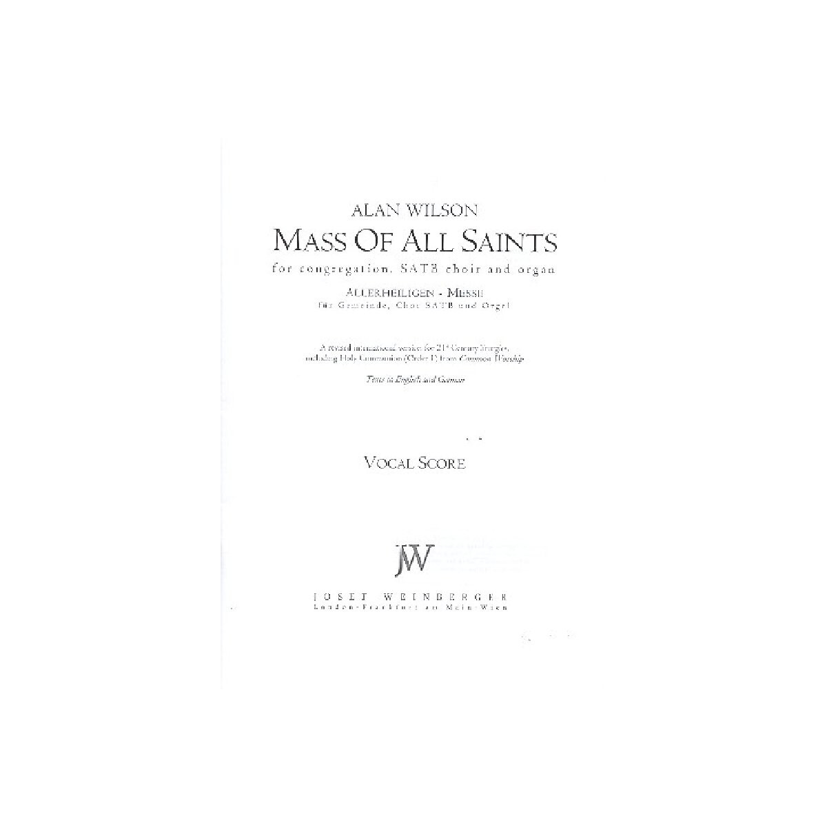Mass of all Saints