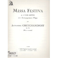 Missa festiva op.154 pour 4 voix