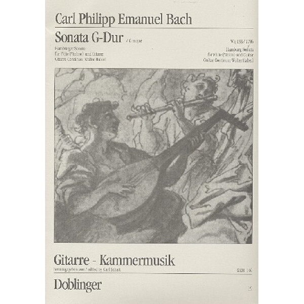 Sonata G-Dur WQ133 für Flöte