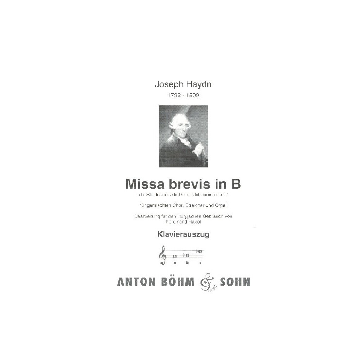 Missa brevis B-Dur Ausgabe A