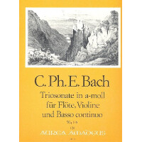 Triosonate a-Moll WQ148 für