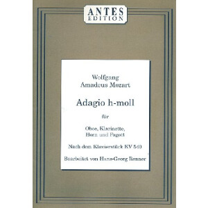 Adagio h-Moll nach dem Klavierst&uuml;ck