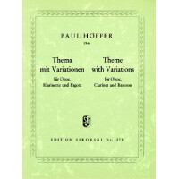 Thema mit Variationen für Oboe,