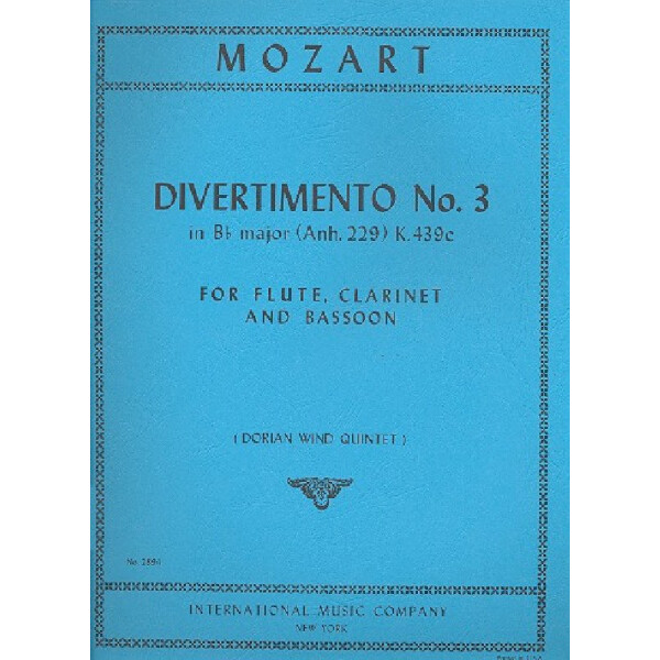 Divertimento B major KV439c no.3