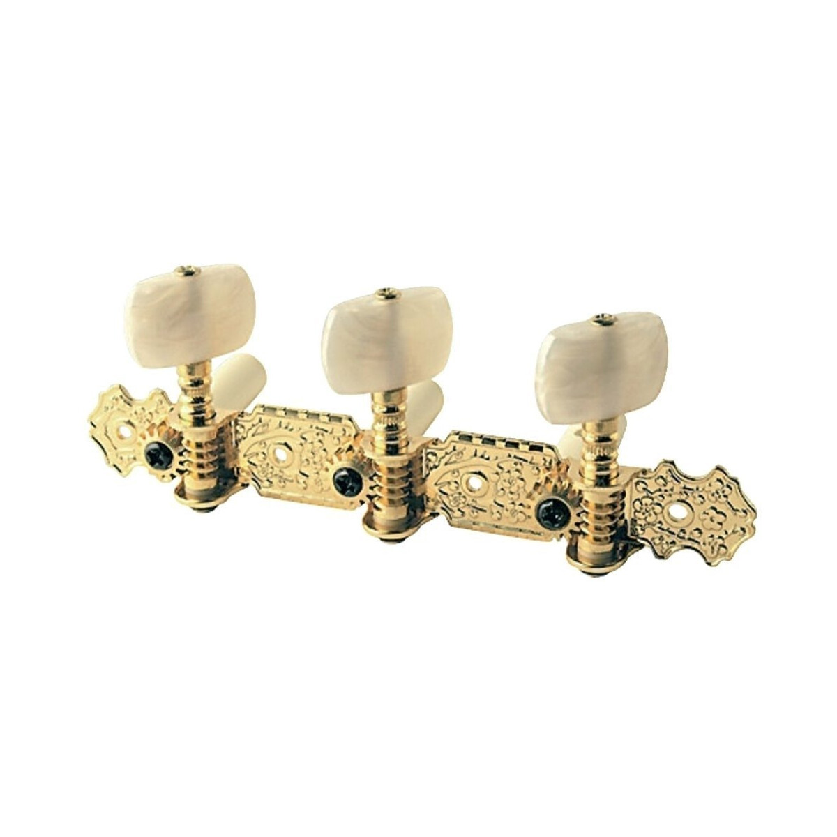 Gewa Mechanik F&S Klassikgitarre weißer Knopf