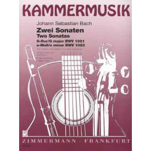 2 Sonaten G-Dur BWV1021 und e-Moll