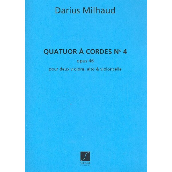 Quatuor à cordes no.4 op.46